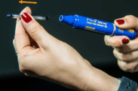 Pica 170/41 BIG INK 2-4mm Permanens Marker mély lyukjelölő funkcióval - Kék