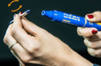 Pica 170/41 BIG INK 2-4mm Permanens Marker mély lyukjelölő funkcióval - Kék