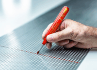 Pica 170/40 BIG INK 2-4mm Permanens Marker mély lyukjelölő funkcióval - Piros