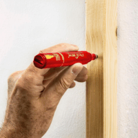 Pica 170/40/SB BIG INK 2-4mm Permanens Marker mély lyukjelölő funkcióval - Piros