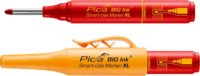 Pica 170/40/SB BIG INK 2-4mm Permanens Marker mély lyukjelölő funkcióval - Piros