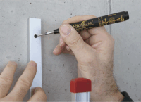 Pica 150/46 INK Mély lyukjelölő marker 1.5mm - Fekete