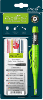 Pica DRY Jelölő ceruza készlet utántöltő heggyel és beépített hegyezővel - Vegyes színek