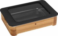 WMF 05.0230.5291 Szögletes Sütőedény fedéllel 36 x 26 x 8 cm - Barna / Fekete