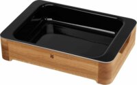 WMF 05.0230.5291 Szögletes Sütőedény fedéllel 36 x 26 x 8 cm - Barna / Fekete