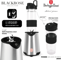 Berlinger Haus BH/9601 Elektromos turmixgép 0.57L / 300 Watt - Rózsaarany