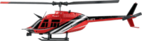 Amewi Bell 206 Jet Ranger 6G RTF Távirányítós helikopter - Piros
