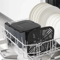 Tefal EY855BE0 Easy Fry Mega AirFryer Forrólevegős sütő 7,5L 1700 Watt - Fekete