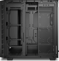 Sharkoon Rebel C80M Midi Torony Számítógép + 4db 120mm RGB ventilátor - Fekete