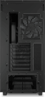Sharkoon Rebel C80M Midi Torony Számítógép + 4db 120mm RGB ventilátor - Fekete