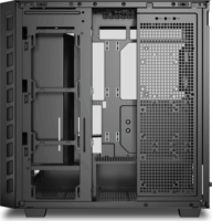 Sharkoon Rebel C80G RGB Midi Torony Számítógépház + 4db 120mm ARGB ventilátor - Fekete