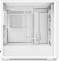 Sharkoon Rebel C70G Midi Torony Számítógépház + 4db 120mm RGB ventilátor - Fehér