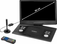 Reflexion DVD1424 Hordozható DVD Lejátszó - Fekete