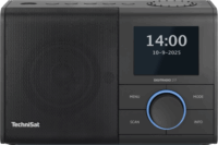 TechniSat 217 Digitradio Bluetooth hordozható DAB + FM RDS Zsebrádió - Fekete