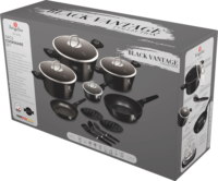 Berlinger Haus BH/8232 Alumínium Edénykészlet - Fekete (15 részes)