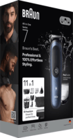 Braun 245036 Series 7 11 az 1-ben Vezeték nélküli Akkus Nedves-Száraz Testszőrnyíró - Metálkék