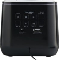 Thomson CR80 Asztali Rádiós ébresztőóra és Telefontöltő - Fekete