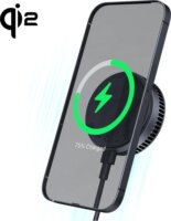 Aukey LC-G10 MagSafe Vezeték nélküli Töltő dokkoló 15W - Fekete