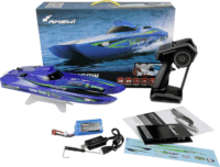 Amewi 400mm RTR Távirányítós motorcsónak - Kék