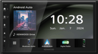 Kenwood DMX6523DAB Érintőképernyős 6.8" Bluetooth Carplay Android Auto Autó HiFi fejegység