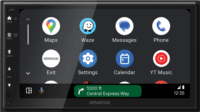 Kenwood DMX6523DAB Érintőképernyős 6.8" Bluetooth Carplay Android Auto Autó HiFi fejegység