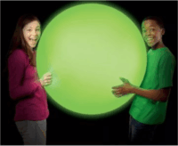Super Wubble Csodálatos Sötétben világízó bubi labda 75 cm - Zöld