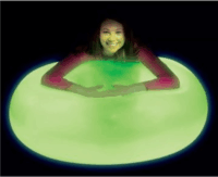 Super Wubble Csodálatos Sötétben világízó bubi labda 75 cm - Zöld