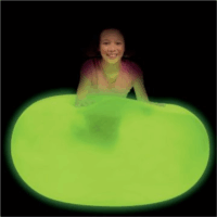 Super Wubble Csodálatos Sötétben világízó bubi labda 75 cm - Zöld