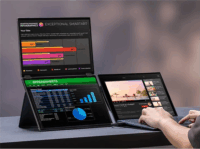 Asus 14" ZenScreen Duo 16:10 FullHD OLED Monitor - Fekete