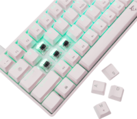 White Shark Shinobi-2 Mechanikus Vezetékes Gamer Billentyűzet ENG - Fehér