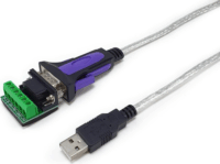 Equip 133387 USB-A apa - RS-422/485 DB9 Apa Átalakító Adapter