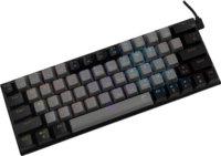 White Shark Wakizashi-2 Mechanikus Red Switch Vezetékes Gamer Billentyűzet ENG - Szürke/Fekete