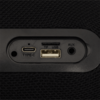 White Shark WS GBT-619B Hordozható Bluetooth Hangszóró 2 x 5W - Fekete