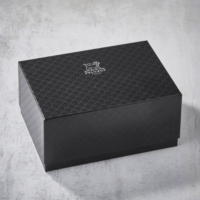 Peugeot Bali Fonte Manuális Só- és borsőrlő szett tartóval 8cm - Fekete/Natúr