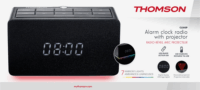 Thomson CL-300P Rádiós Projektoros Ébresztőóra - Fekete