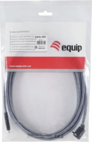 Equip 128423 USB-C apa - USB-C apa 3.2 Adat és töltő kábel 3m - Fekete