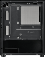 FSP S110-B Mini Torony Számítógépház +1db 120mm ventilátor - Fekete