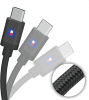 Hori SPF-041E USB-C apa - USB-C apa Adat- és töltőkábel 60W 3m - Fekete