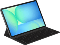 Samsung Tab S10 FE+ Billentyűzetes Tablet Tok Angol (UK) - Fekete