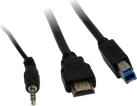 Inter Tech AS-42HUS 4-Port Dual-HDMI KVM Switch