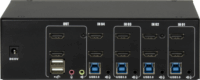 Inter Tech AS-42HUS 4-Port Dual-HDMI KVM Switch