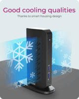 Icy Box IB-DK2252AC 12in1 Univerzális USB-C Laptop Dokkoló Állomás 40 Watt