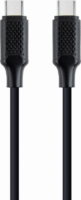 Cablexpert CC-USB2S-CMCM-1.5M-BK USB-C apa - USB-C apa Adat és töltő kábel 1.5m - Fekete