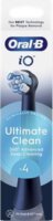 Oral-B iO UltimateClean Elektromos fogkefe Pótfej - Fekete (4db)