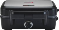 Hauser STI-624 3in1 Szendvicssütő gofrisütő és grill 1200W - Fekete