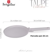 Berlinger Haus BH/8085 Palacsintasütő Serpenyő 25cm - Matt Taupe