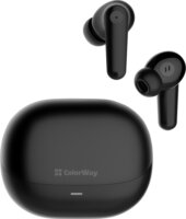 ColorWay CW-TWS1BK Bluetooth Fülhallgató Headset Töltőtokban - Fekete