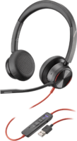 HP Poly Blackwire 8225 Vezetékes USB-C Headset - Fekete