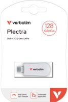 Verbatim Plectra USB-C 3.2 128GB Pendrive - Fehér
