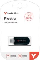 Verbatim Plectra USB-C 3.2 128GB Pendrive - Fekete